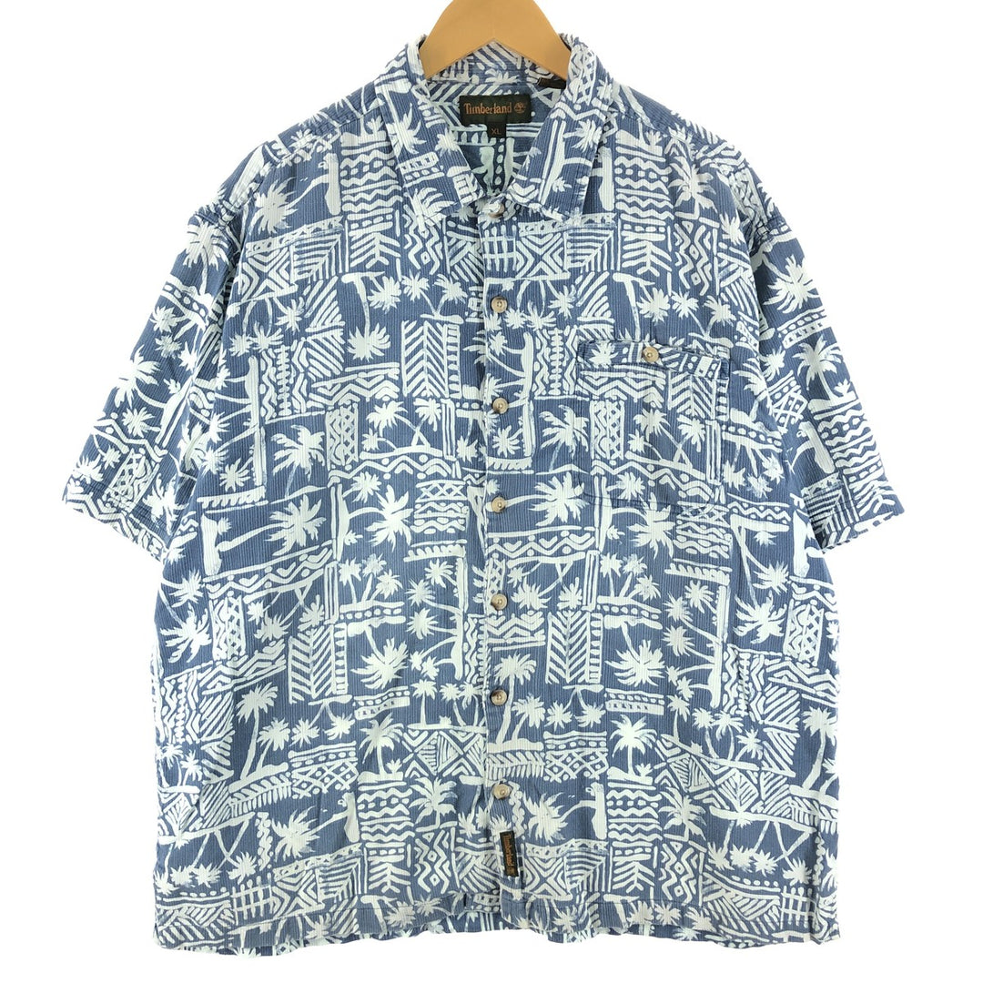 Timberland All-over Print Hawaiian Aloha Shirt Men's XL /eaa356588