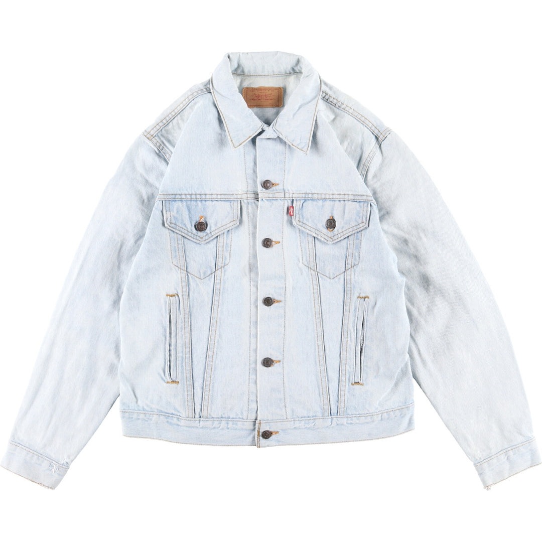 90'S Levi's denim jacket, denim jacket, made in USA, men's M, vintage / eaa357007
