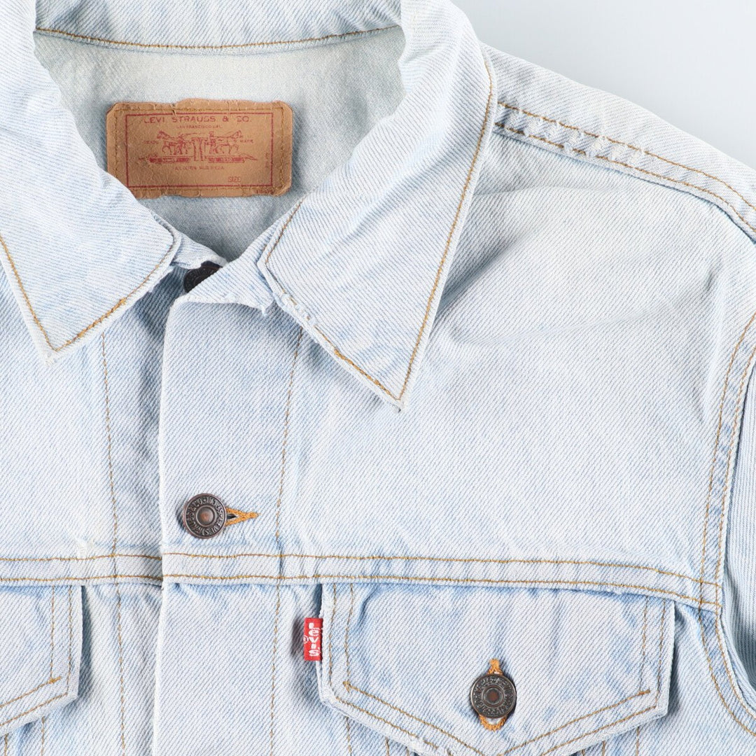 90'S Levi's denim jacket, denim jacket, made in USA, men's M, vintage / eaa357007