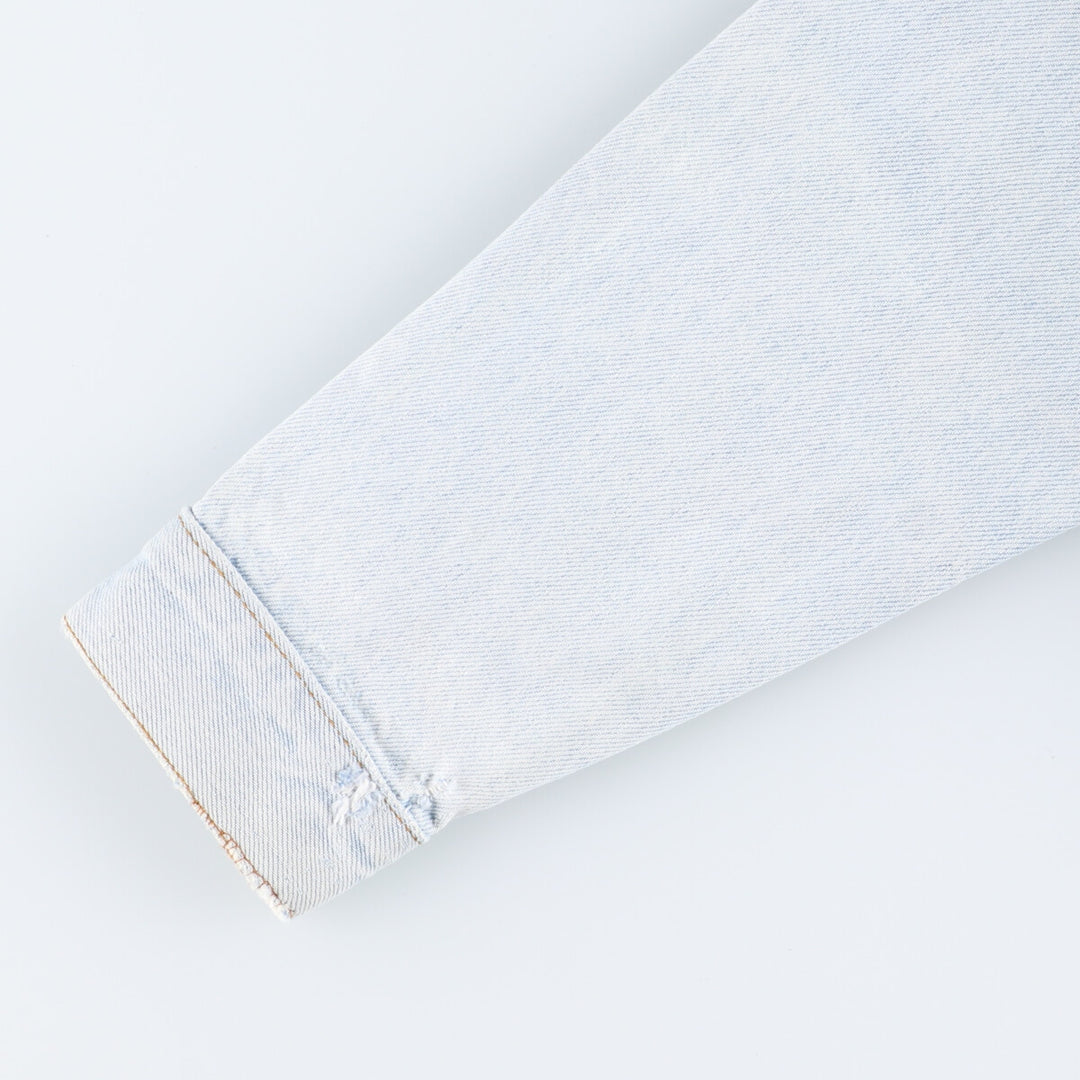 90'S Levi's denim jacket, denim jacket, made in USA, men's M, vintage / eaa357007