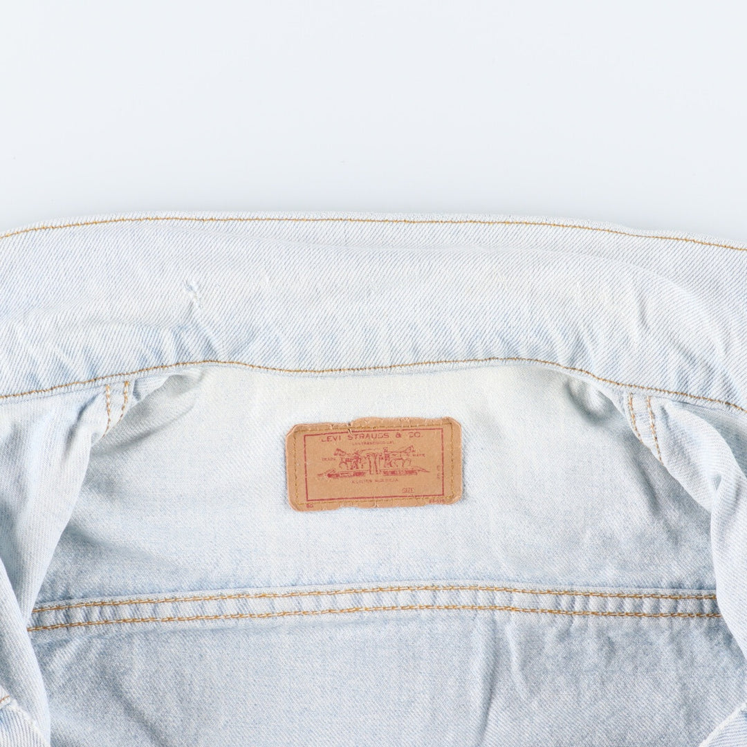 90'S Levi's denim jacket, denim jacket, made in USA, men's M, vintage / eaa357007