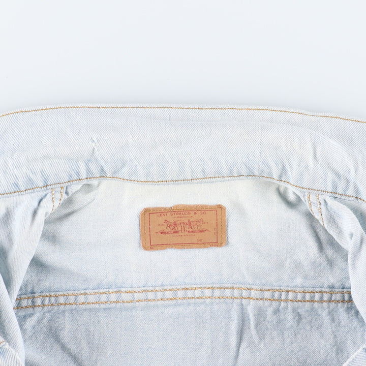 90'S Levi's denim jacket, denim jacket, made in USA, men's M, vintage / eaa357007