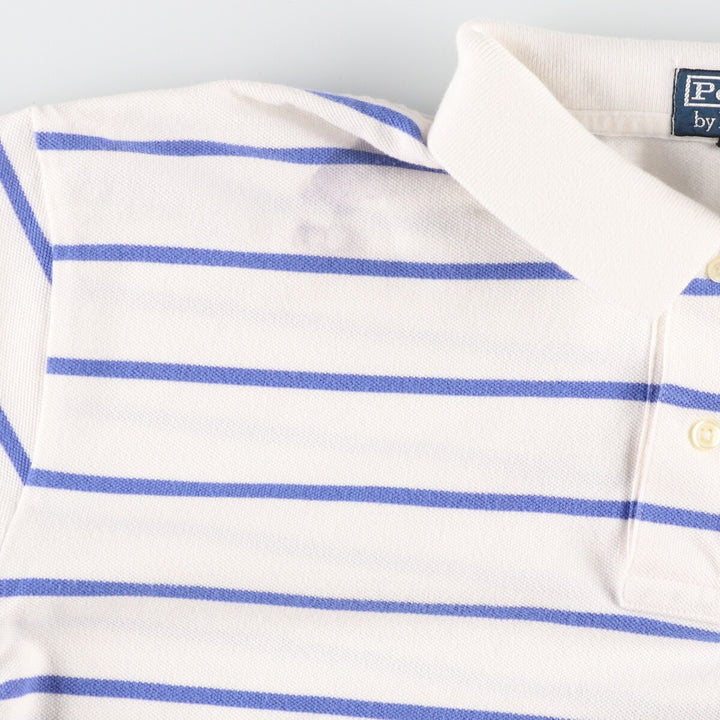 90'S Ralph Lauren POLO by Ralph Lauren Striped Pattern Short Sleeve Polo Shirt Men's XL Vintage /eaa357462