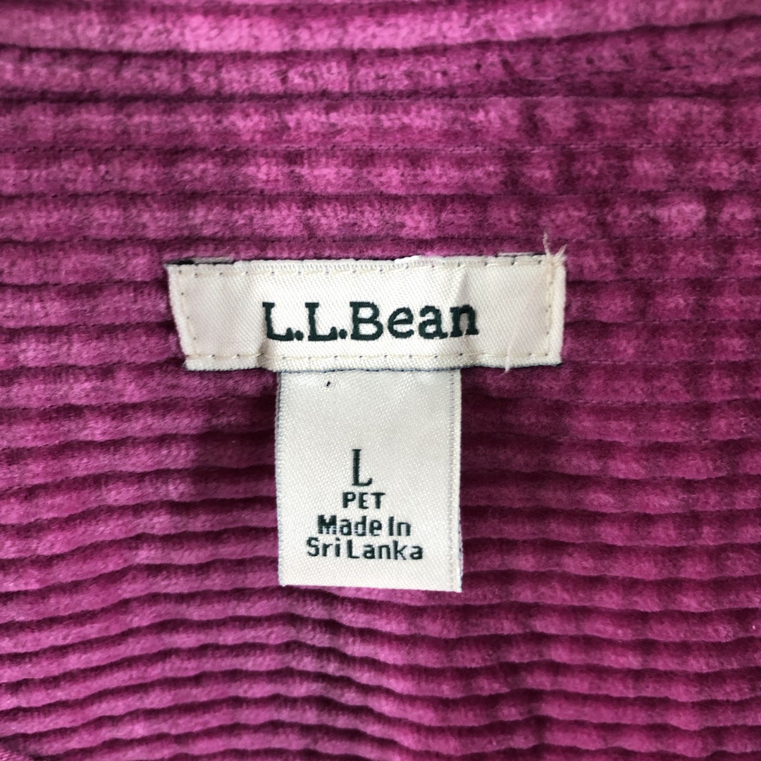 LLBean Long Sleeve Corduroy Shirt Women's XL /eaa357634