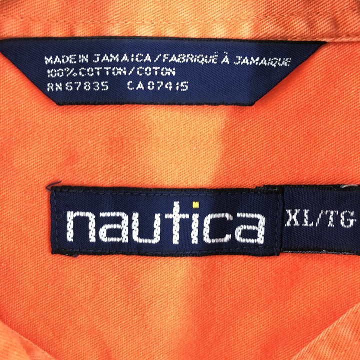 NAUTICA Short Sleeve Button Down Shirt Men's XL /eaa357976