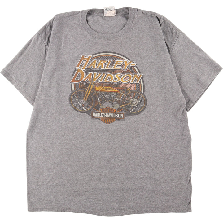 Harley-Davidson Hanes Double-sided Print Motorcycle Bike T-Shirt Men's XXL /eaa358346