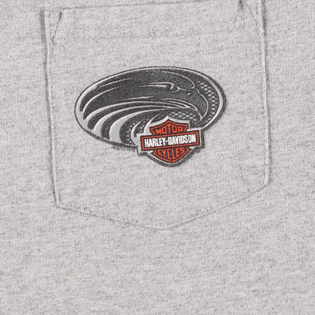 Harley-Davidson Double-sided Print Motorcycle Bike T-Shirt Men's L /eaa358347