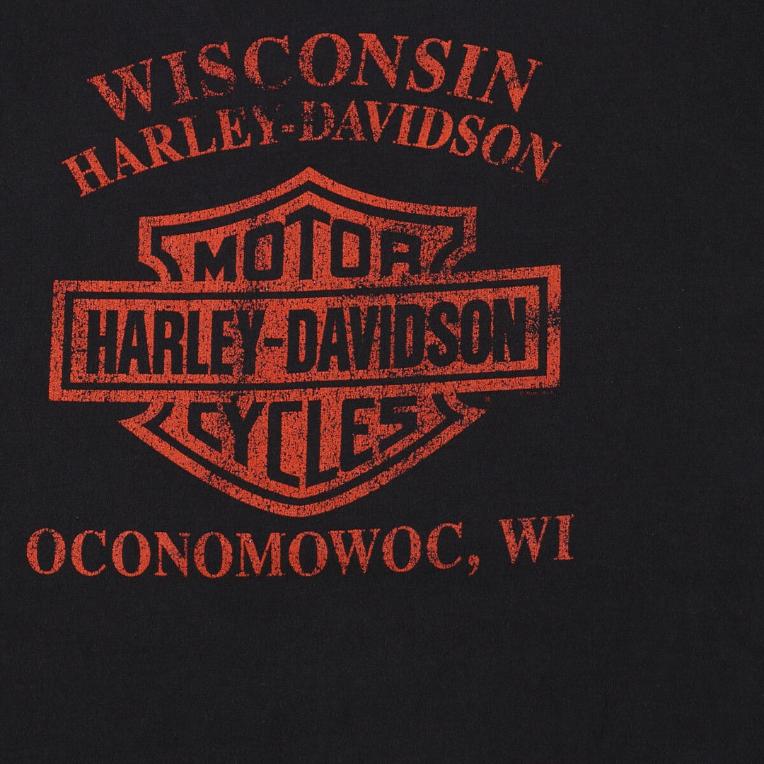 Harley-Davidson Double-sided Print Motorcycle Bike T-Shirt Men's XL /eaa358624