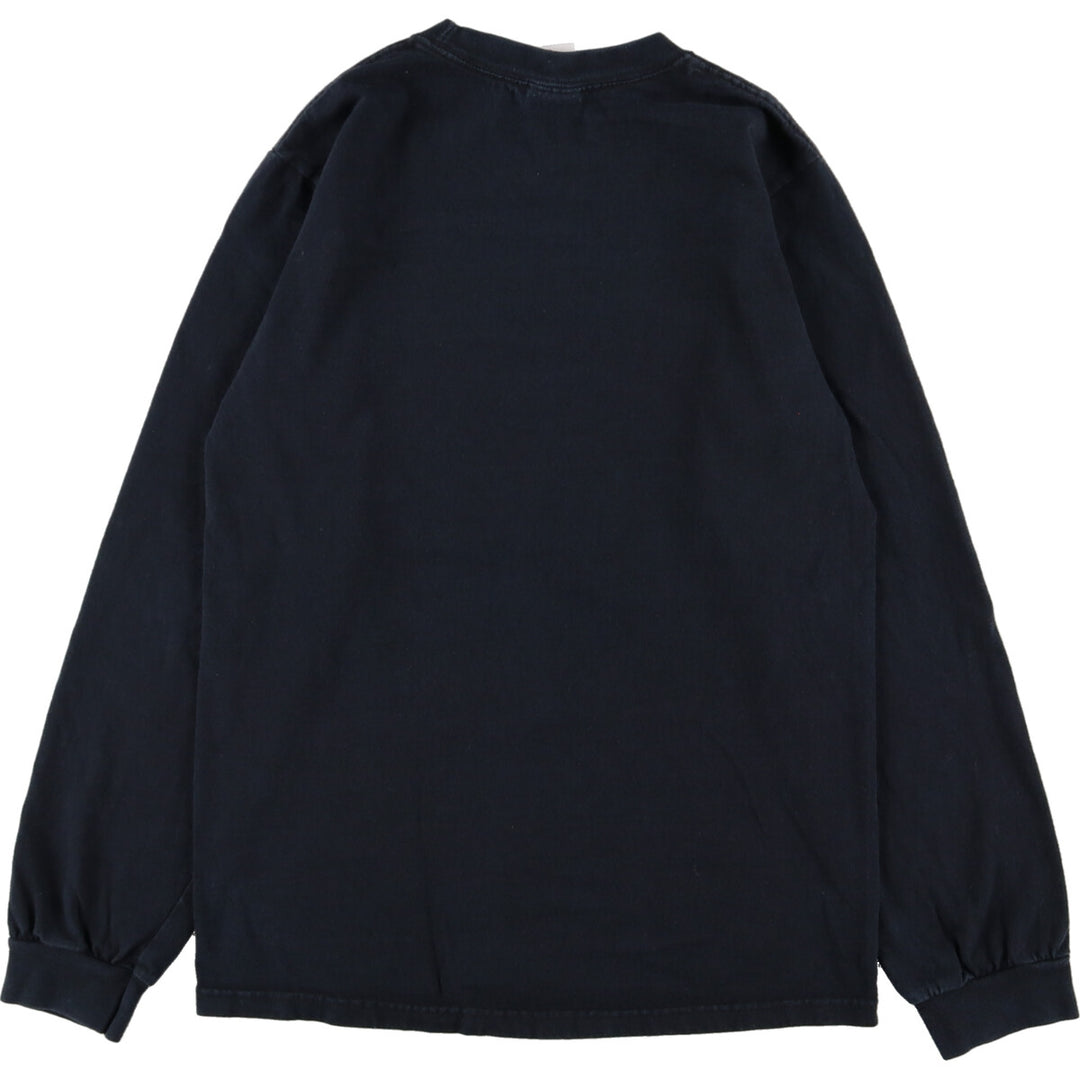 Anvil Bar Tag PIRATES OF THE CARIBBEAN Long Sleeve T-Shirt, Men's S cotton black type Vintage Second Hand