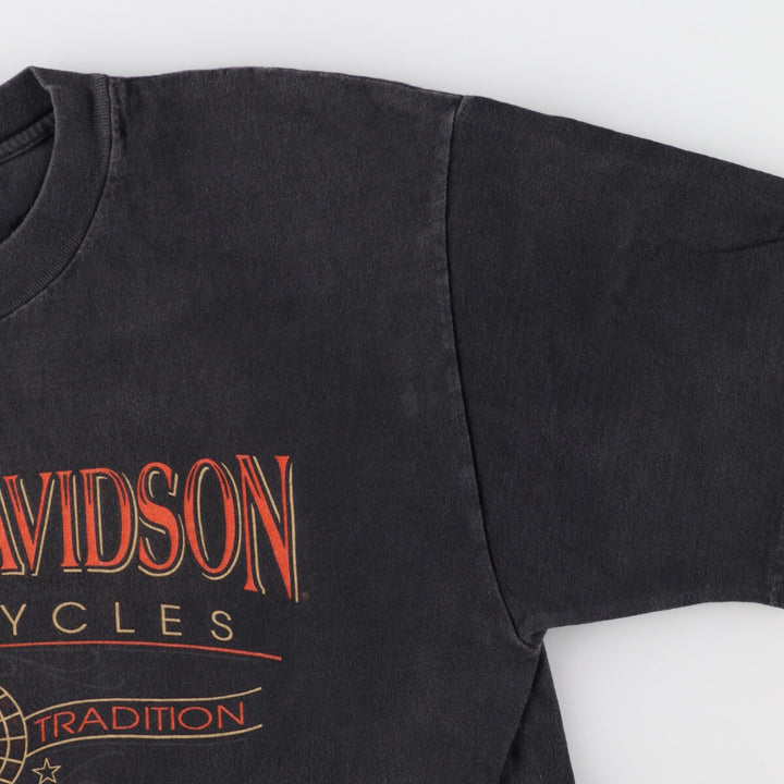 90'S Harley-Davidson Double-sided Print Motorcycle Bike T-Shirt Men's L Vintage /eaa358664