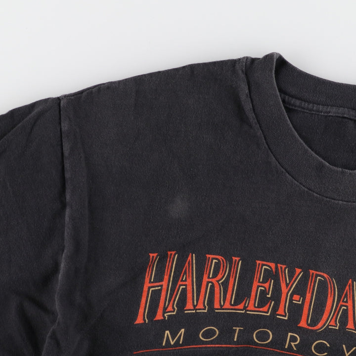 90'S Harley-Davidson Double-sided Print Motorcycle Bike T-Shirt Men's L Vintage /eaa358664