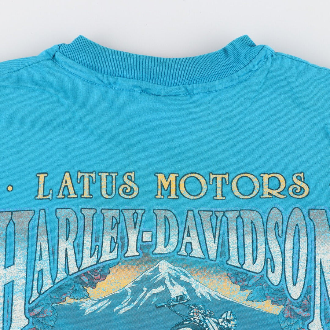 Harley-Davidson Double-sided Print Motorcycle Bike T-Shirt Made in USA Men's L Vintage /eaa358667