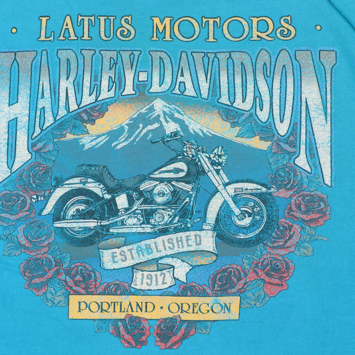 Harley-Davidson Double-sided Print Motorcycle Bike T-Shirt Made in USA Men's L Vintage /eaa358667