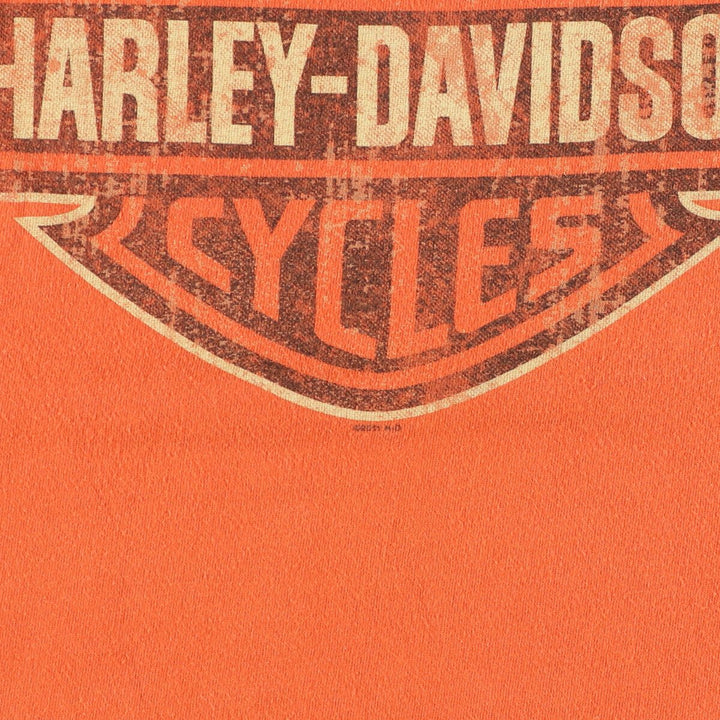 Harley-Davidson Double-sided Print Motorcycle Bike T-Shirt Men's L /eaa358683