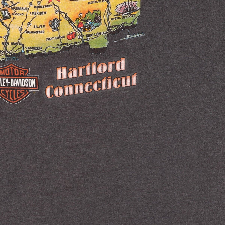 Harley-Davidson Double-sided Print Motorcycle Bike T-Shirt Made in USA Men's XL /eaa358805