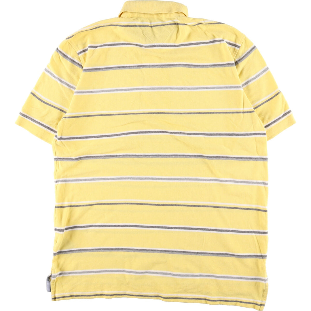 Tommy Hilfiger Short Sleeve Striped Polo Shirt Men's L /eaa359090