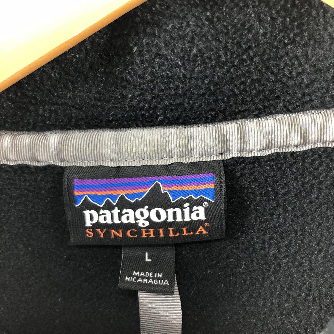 Patagonia SYNCHILLA 25580SP16 fleece pullover, men's L, made in 2016 / eaa359153