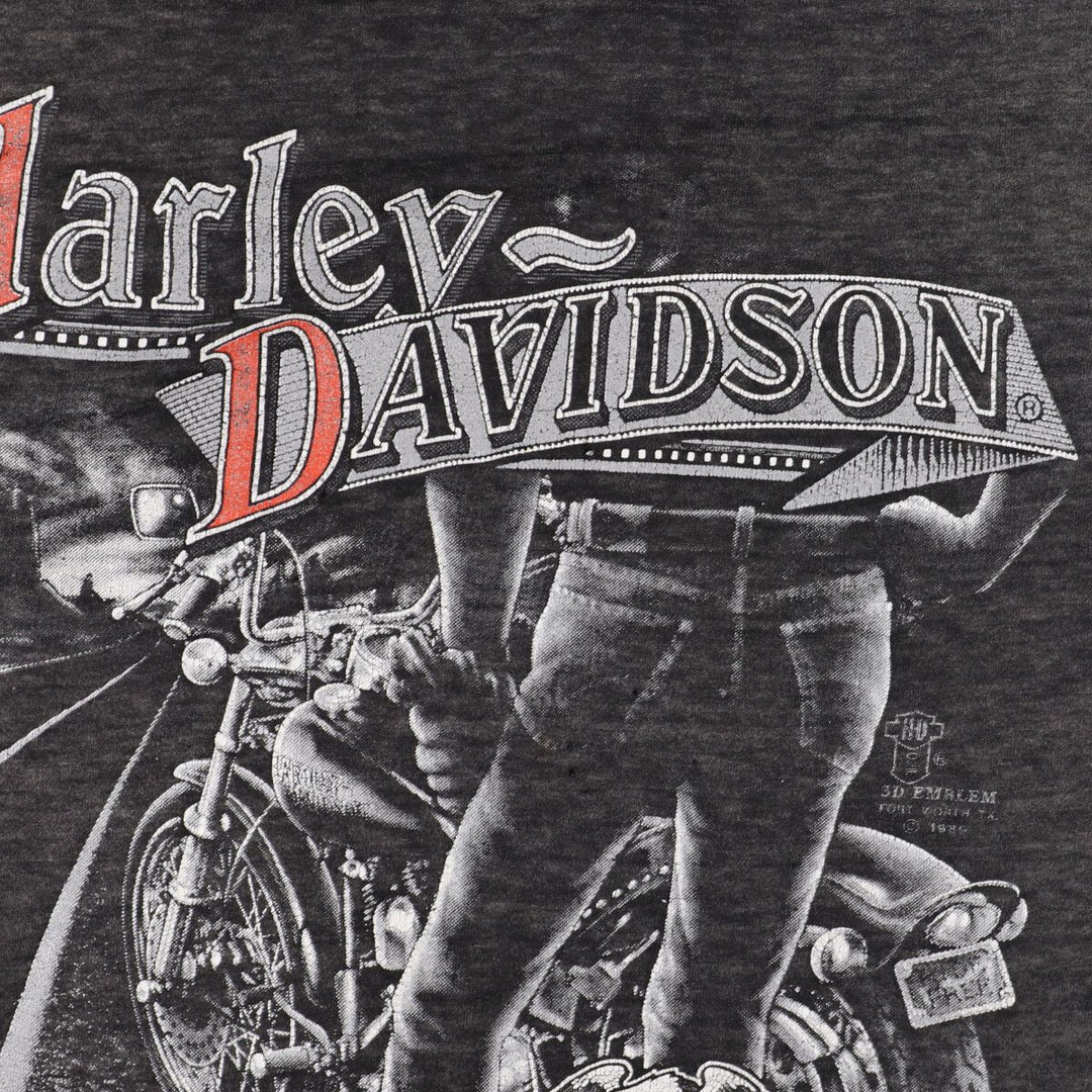 80'S Harley-Davidson Motorcycle Bike T-shirt Men's S /eaa359208