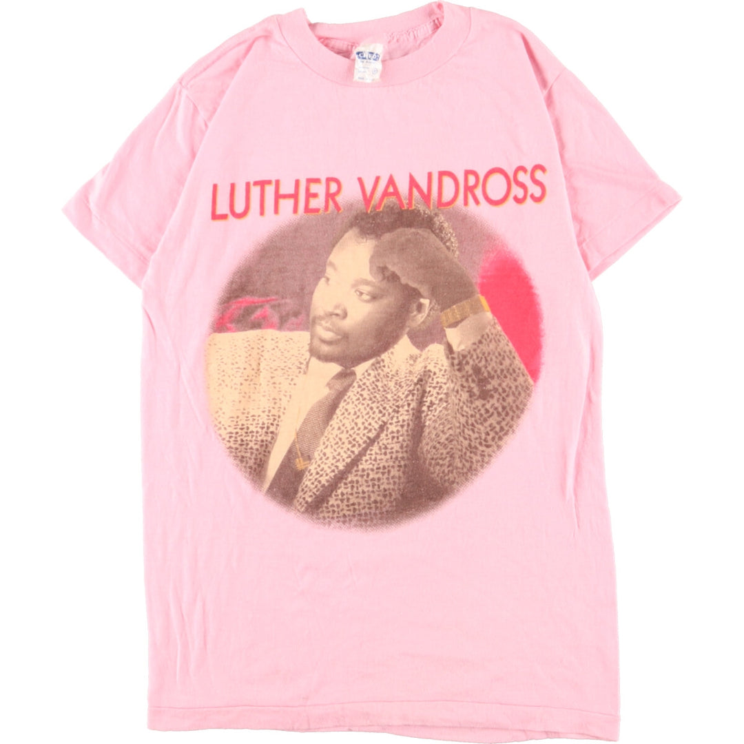 80's Anvil CHED by anvil LUTHER VANDROSS Band T-shirt, Made in USA, Men's XS, Vintage /eaa359572