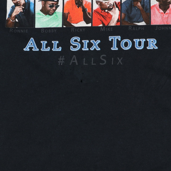 Gildan NEW EDITION ALL SIX TOUR Band T-shirt, Men's XL /eaa359826