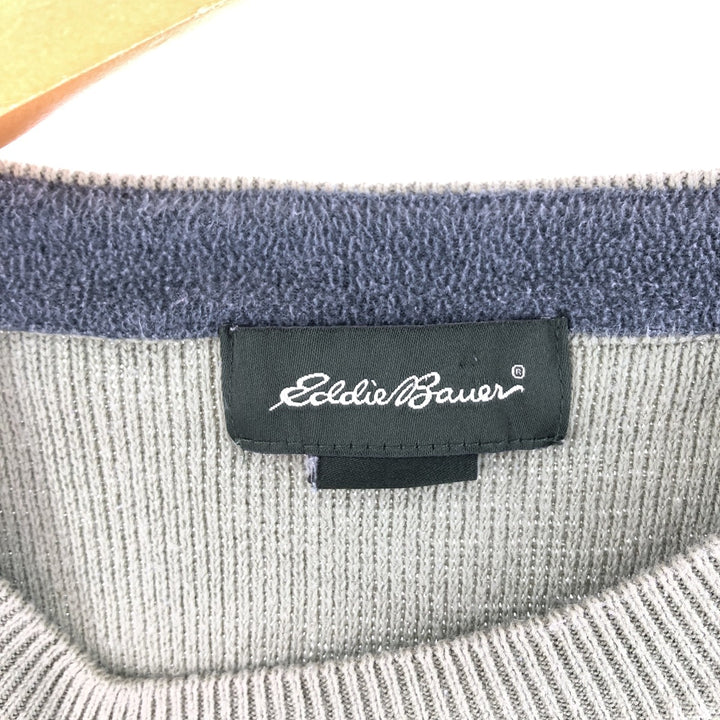 Eddie Bauer Cotton Knit Sweater Men's L /eaa360460