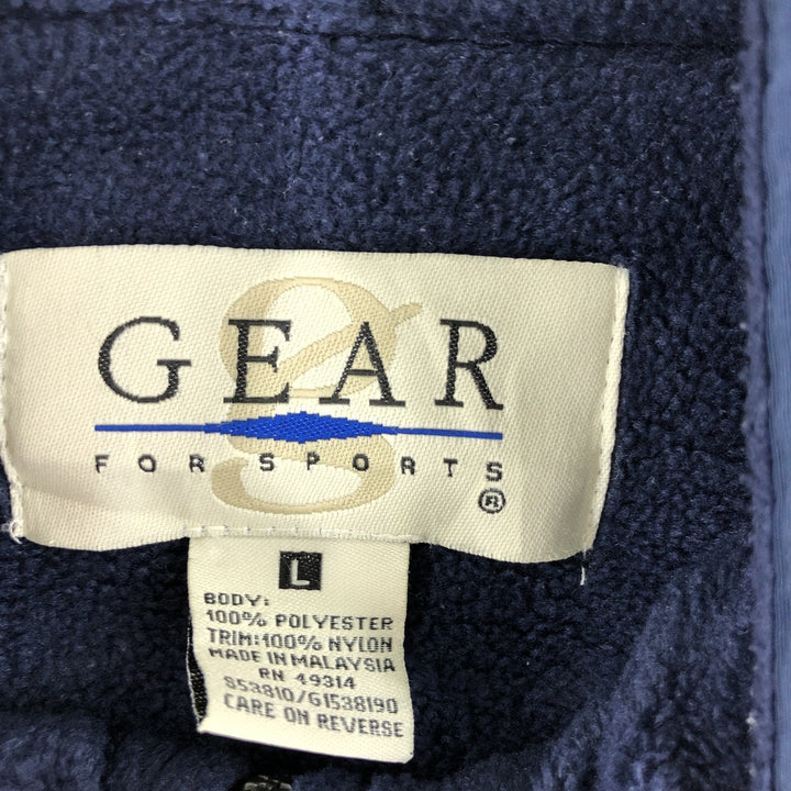 GEAR Half Zip Fleece Pullover Men's L /eaa360762