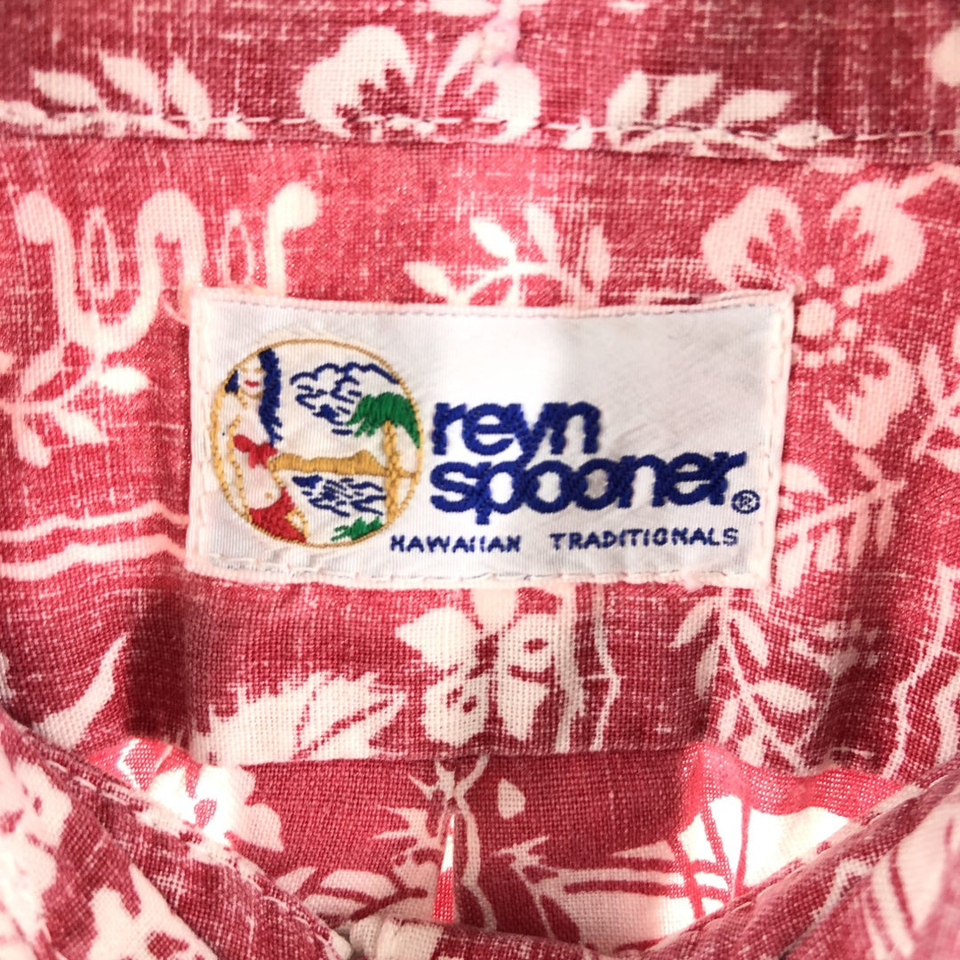 90'S Reyn Spooner Swimsuit Tag Bikini Tag Button Down Hawaiian Aloha Shirt Men's M Vintage /eaa360784