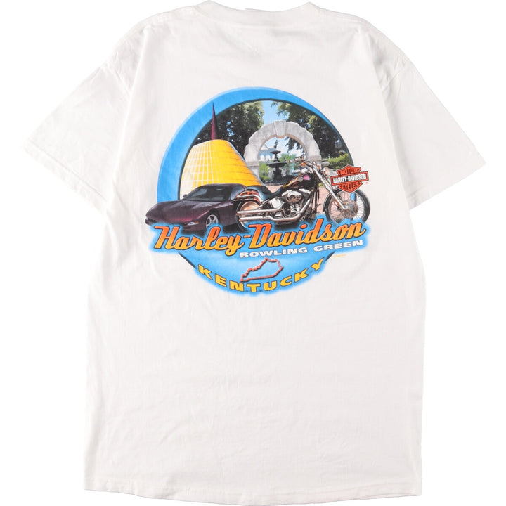 Harley-Davidson Hanes Motorcycle Bike T-shirt Made in USA Men's L /eaa360859