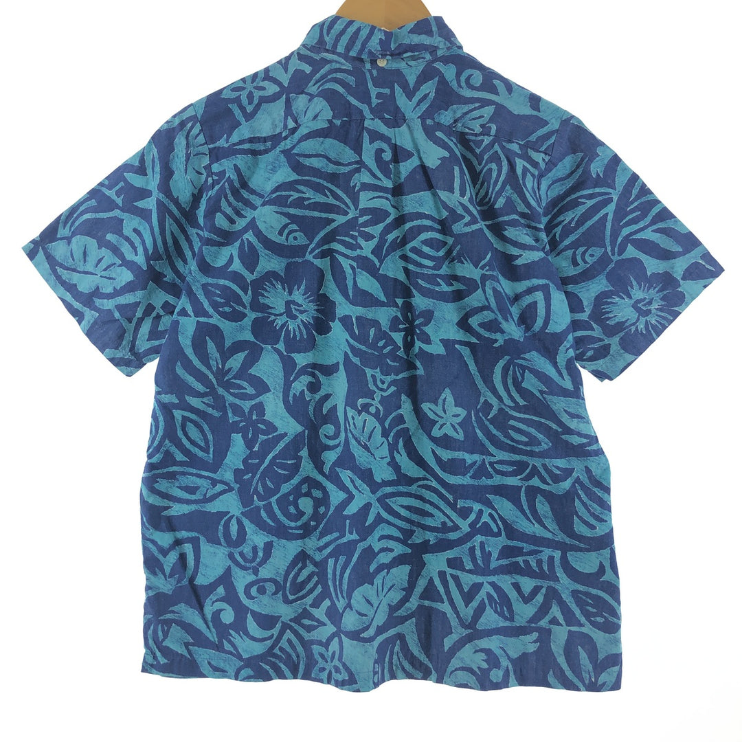 90'S Reyn Spooner Swimsuit Tag Bikini Tag All-Over Print Pullover Button-Down Hawaiian Aloha Shirt Men's S /eaa361117