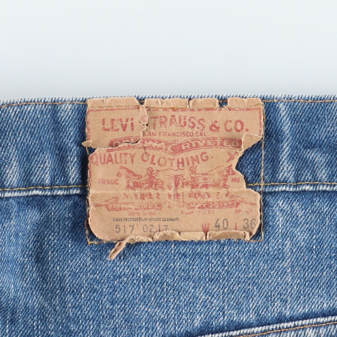 Big size 80'S Levi's 517 0217 bootcut jeans denim pants made in USA men's w39 vintage /eaa361695