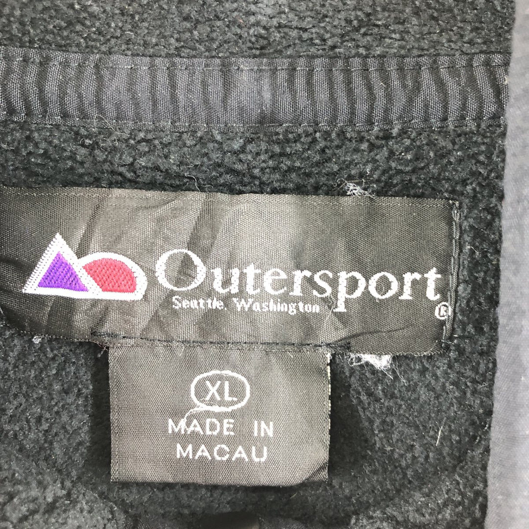 Outersport Half Snap Fleece Pullover Men's XL /eaa361799