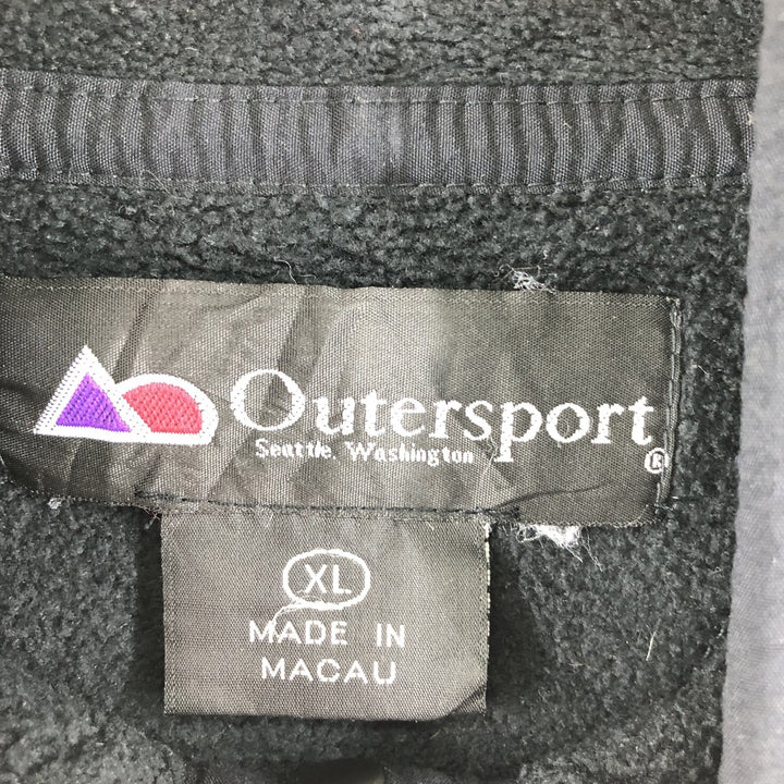 Outersport Half Snap Fleece Pullover Men's XL /eaa361799