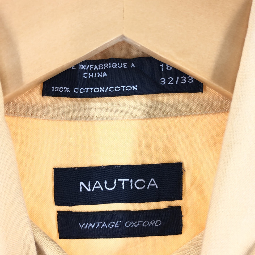 NAUTICA VINTAGE OXFORD Long Sleeve Button Down Shirt Men's XL /eaa362075