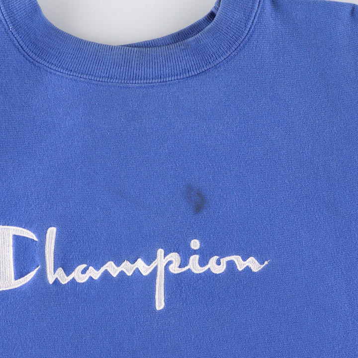 80'S Champion Reverse Weave Tricot Tag Logo Sweatshirt Made in USA Men's L Vintage /eaa362614