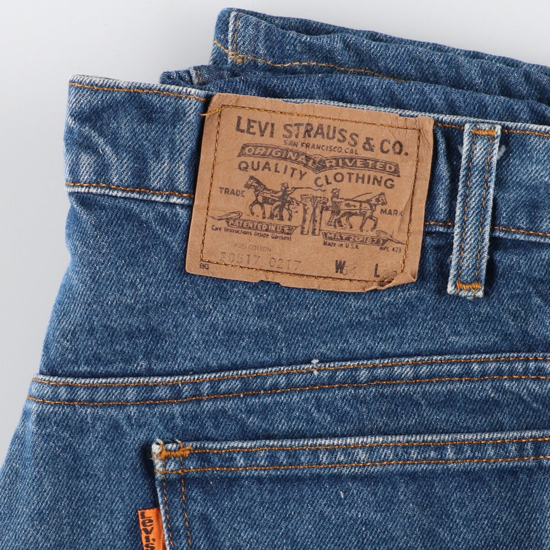 80'S Levi's 20517 0217 Orange Tab Bootcut Jeans Denim Pants Made in USA Men's W33 Vintage /eaa362723