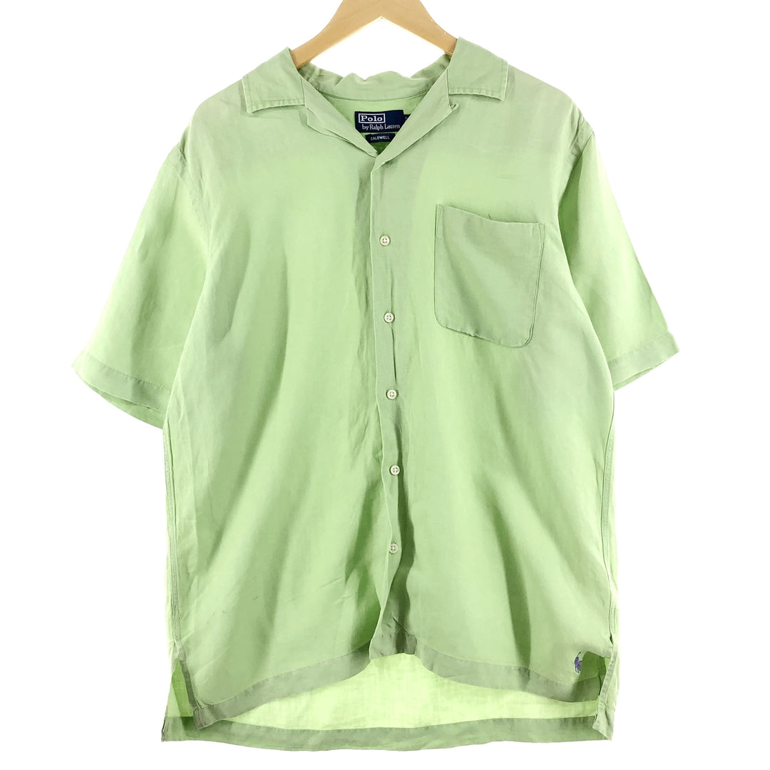 Ralph Lauren POLO by Ralph Lauren CALDWELL short sleeve open collar shirt men's L /eaa362870