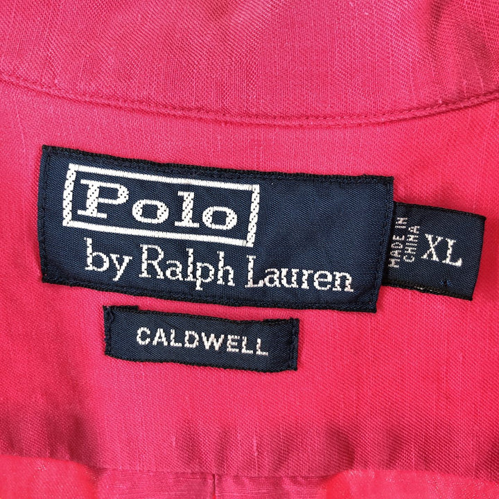 Ralph Lauren POLO by Ralph Lauren CALDWELL short sleeve open collar shirt men's XL /eaa362874