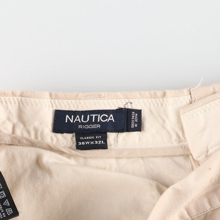 NAUTICA Two-pleat Chino Pants for Men, W37 / eaa363050