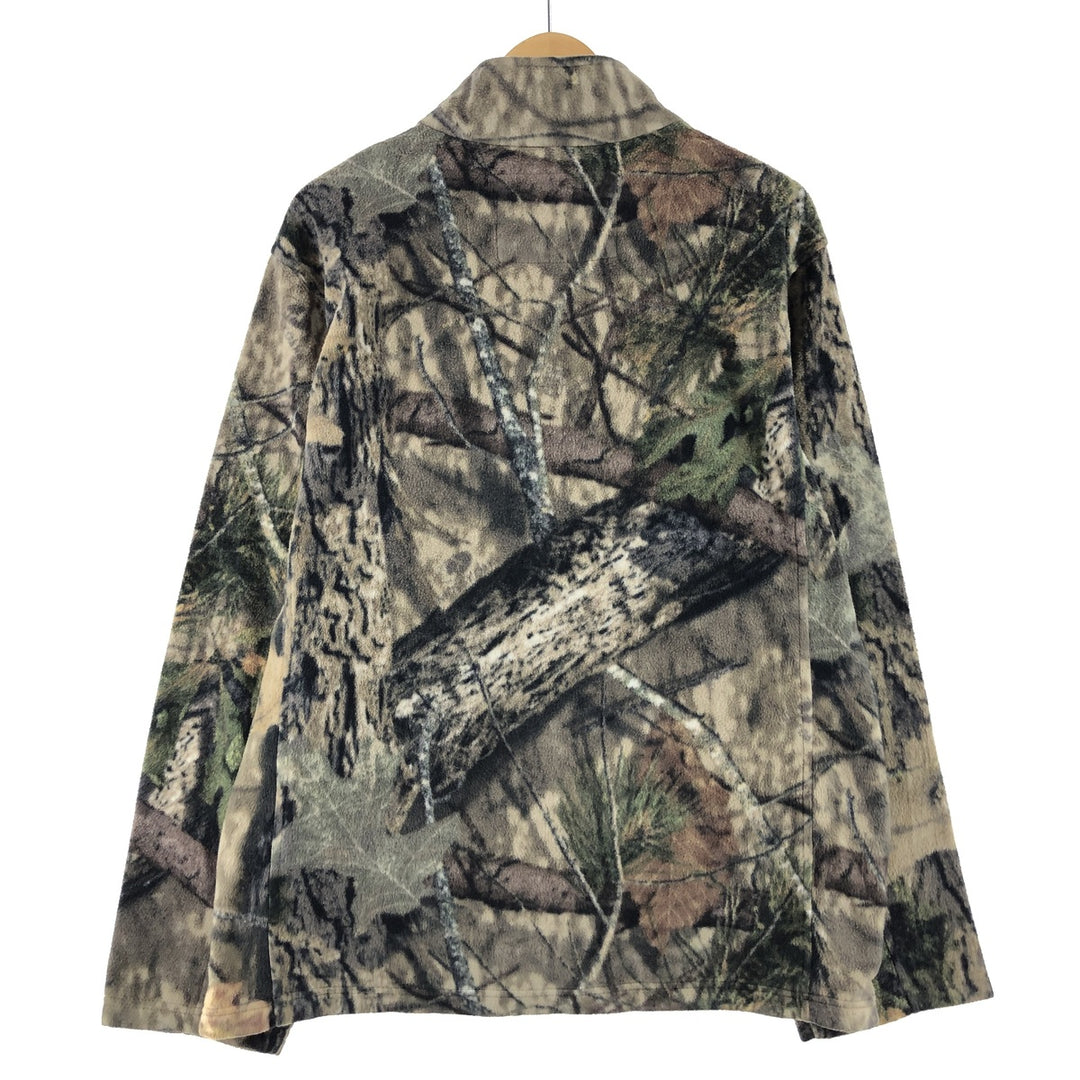 MOSSY OAK Camouflage Pattern Real Tree Camo Fleece Jacket Men's XL /eaa363113