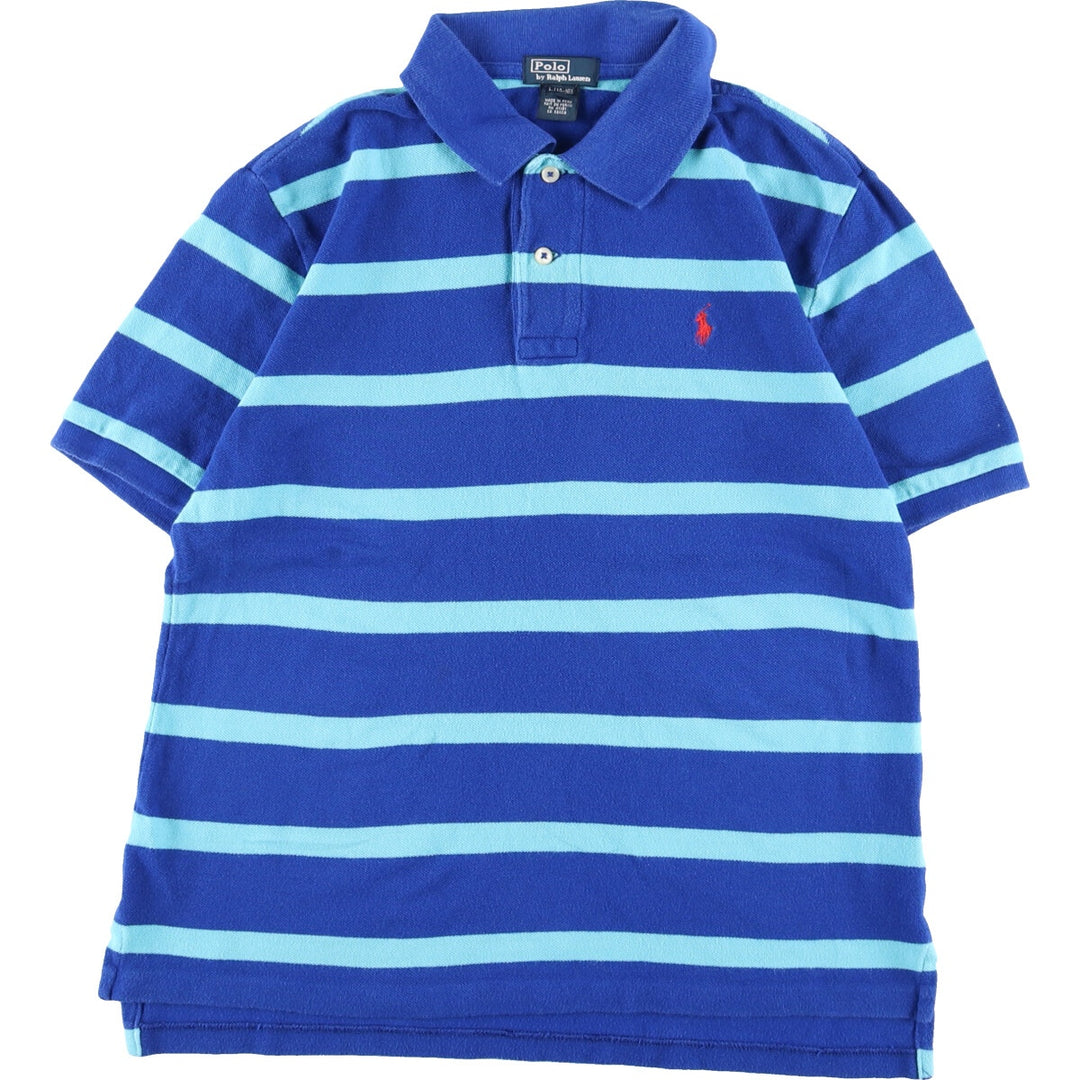 Ralph Lauren POLO by Ralph Lauren Short Sleeve Striped Polo Shirt Women's L /eaa363600