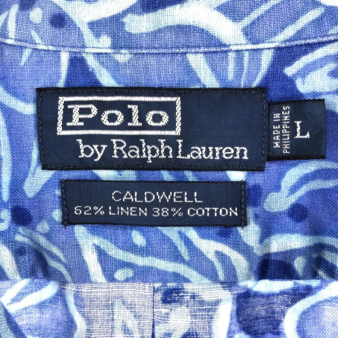 Ralph Lauren POLO by Ralph Lauren CALDWELL short sleeve open collar shirt men's XL /eaa363701