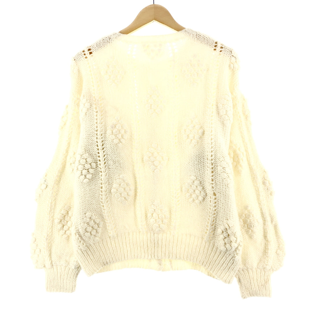 Wool knit cardigan for women, size M /eaa363857