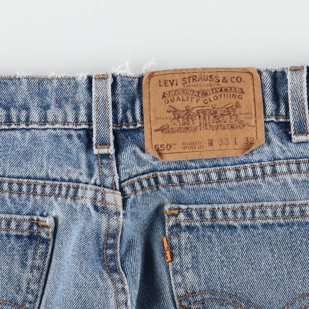 90'S Levi's 550 Orange Tab Tapered Jeans Denim Pants Made in USA Men's W32 Vintage /eaa364594