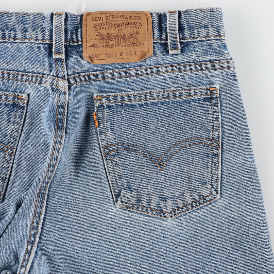 90'S Levi's 550 Orange Tab Tapered Jeans Denim Pants Made in USA Men's W32 Vintage /eaa364594