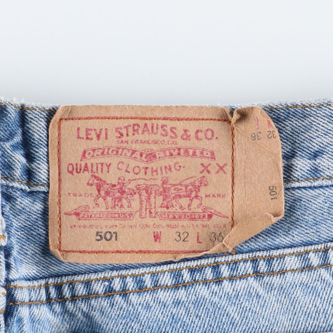 Levi's Levi's 501 Jeans Straight Denim Pants Made in USA Men's W32 / eaa364756