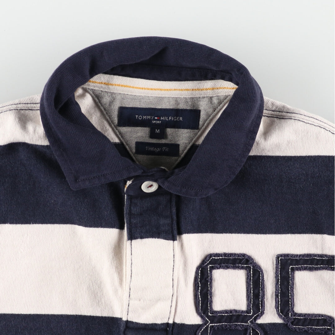 Tommy Hilfiger Vintage Fit Long Sleeve Rugby Shirt Men's M /eaa364947