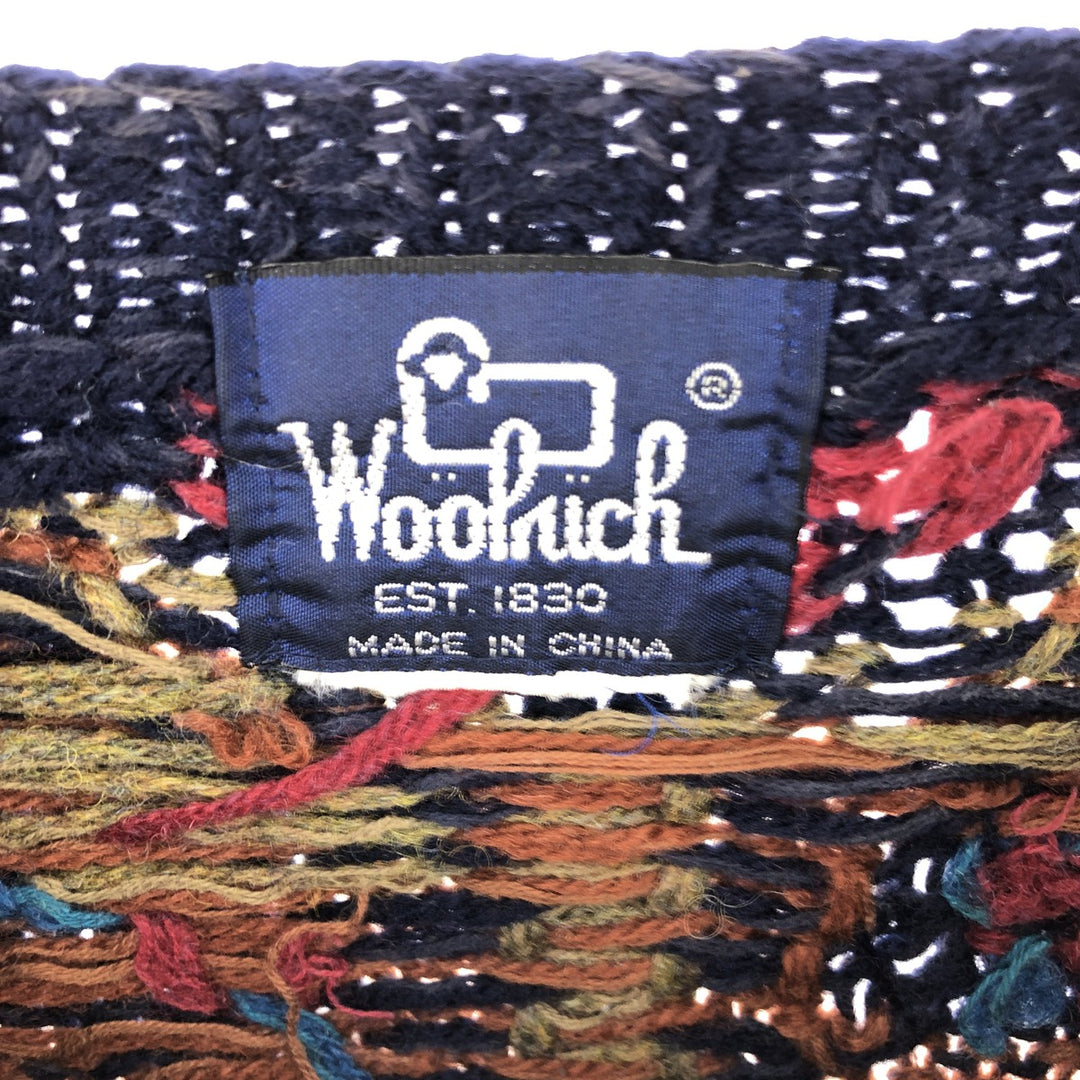 80'S WOOLRICH All-over print wool knit sweater, men's L, vintage / eaa365041