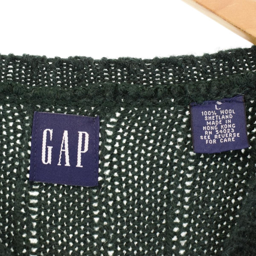 90'S GAP Old Gap All-over Geometric Pattern Wool Knit Sweater Men's XL Vintage /eaa365069