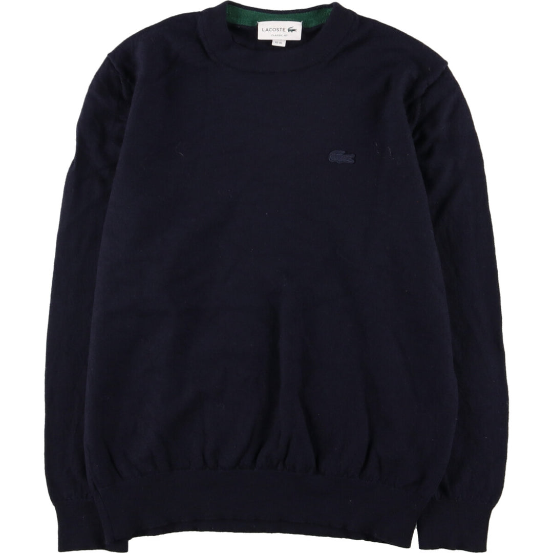 Lacoste Classic Fit Wool Knit Sweater Men's Medium /eaa365242