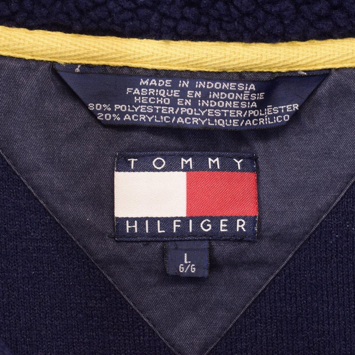 90'S Tommy Hilfiger Fleece Pullover Men's L Vintage /eaa365574